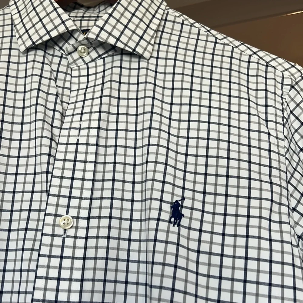 Polo Ralph Lauren Performance Classic Fit Check Button Down Shirt Men’s S